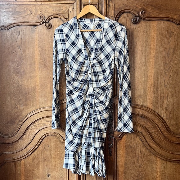 VERONICA BEARD Rowe Dress in Plaid - Picture 7 of 16
